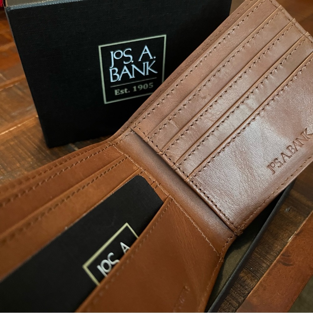 Jos. A. Bank genuine leather wallet